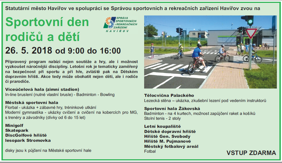 SPORTOVNÍ DEN RODIČŮ A DĚTÍ